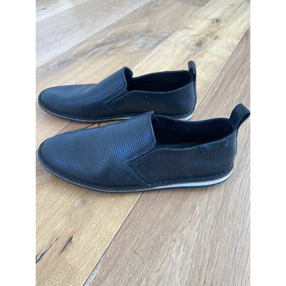 Men’s URI MINKOFF Union Leather Slip On Sneaker Loafer 10 - Picture 3 of 11